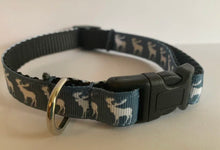 Load image into Gallery viewer, 5/8 inch Blue Gray Moose Outdoor Nature Dog Collar