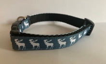Load image into Gallery viewer, 5/8 inch Blue Gray Moose Outdoor Nature Dog Collar