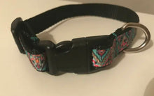 Load image into Gallery viewer, Small 1/2 inch Bohemain Medallion Leash and Collar Set