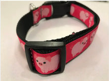 Load image into Gallery viewer, Pink Pigs 1 inch Large Dog Collar