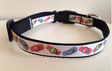 Load image into Gallery viewer, Summer Flip Flop 1/2 inch Small Dog Collar