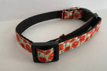 Load image into Gallery viewer, Small Red Poppy Flowers Floral Spring Cat Collar