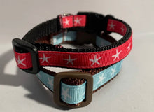 Load image into Gallery viewer, 1/2 Inch Pink Or Aqua Starfish Beach Summer Small Dog Collar