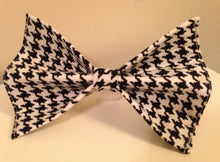 Load image into Gallery viewer, Houndstooth Alabama Dog Bow Tie in Small, Medium or Large