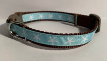 Load image into Gallery viewer, 1/2 Inch Pink Or Aqua Starfish Beach Summer Small Dog Collar