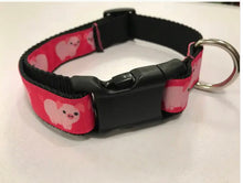 Load image into Gallery viewer, Pink Pigs 1 inch Large Dog Collar