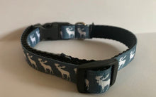 Load image into Gallery viewer, 5/8 inch Blue Gray Moose Outdoor Nature Dog Collar