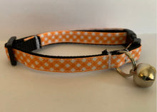 Load image into Gallery viewer, Plaid Cat Collar in Blue, Orange, Pink Or Purple