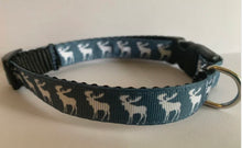 Load image into Gallery viewer, 5/8 inch Blue Gray Moose Outdoor Nature Dog Collar