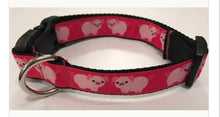 Load image into Gallery viewer, Pink Pigs 1 inch Large Dog Collar