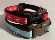 Load image into Gallery viewer, 1/2 Inch Pink Or Aqua Starfish Beach Summer Small Dog Collar