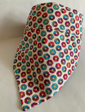 Load image into Gallery viewer, Red, Pink and Blue Sprinkle Donuts Dog Collar Bandana Extra Small, Small, Medium or Large