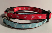Load image into Gallery viewer, 1/2 Inch Pink Or Aqua Starfish Beach Summer Small Dog Collar
