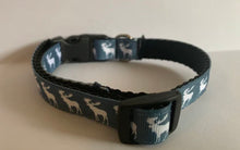 Load image into Gallery viewer, 5/8 inch Blue Gray Moose Outdoor Nature Dog Collar
